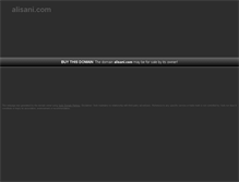 Tablet Screenshot of alisani.com